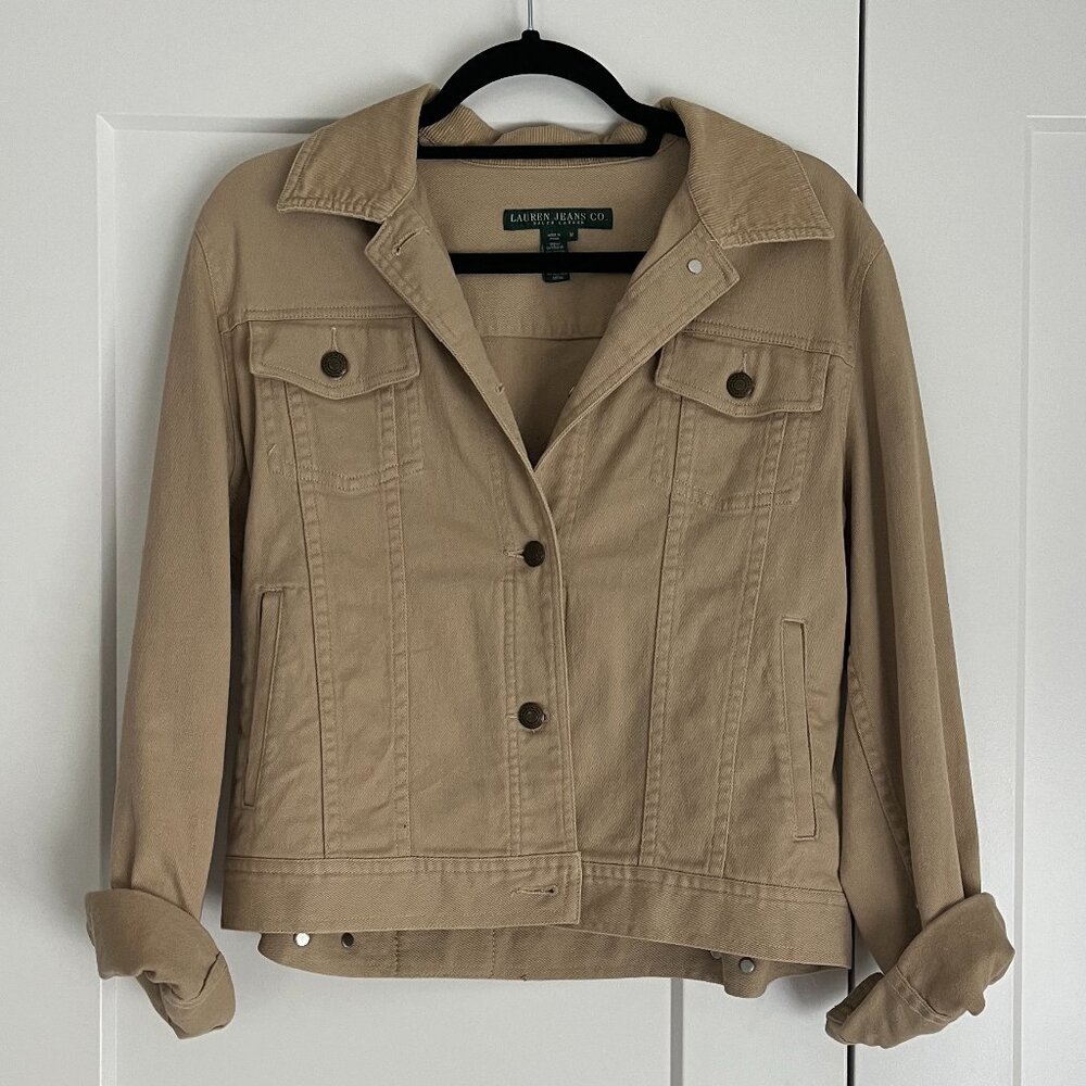 Lauren Ralph Lauren Tan Jean Jacket